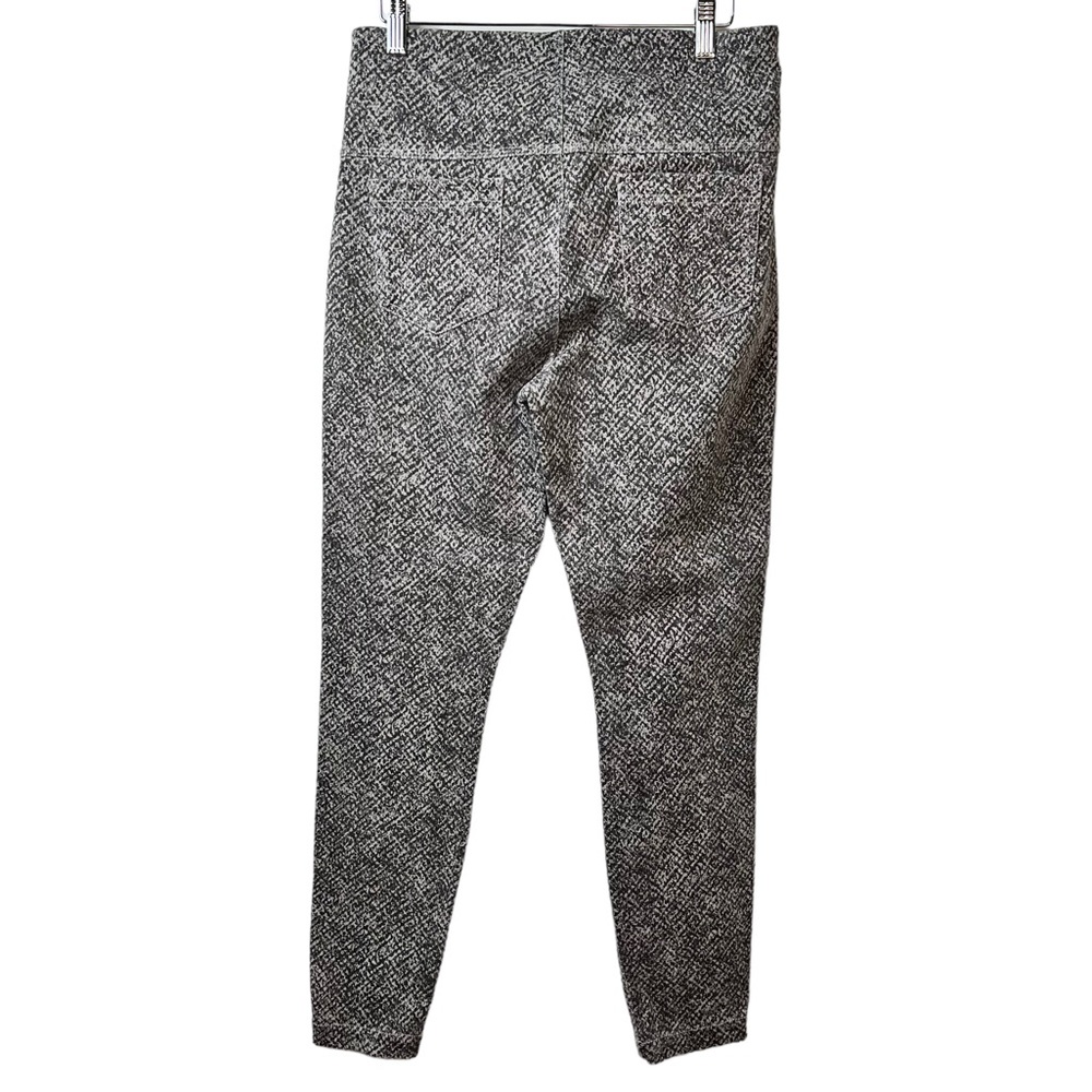 Lyssé Printed Cotton Twill Stretch High Waisted Leggings L - Picture 11 of 13